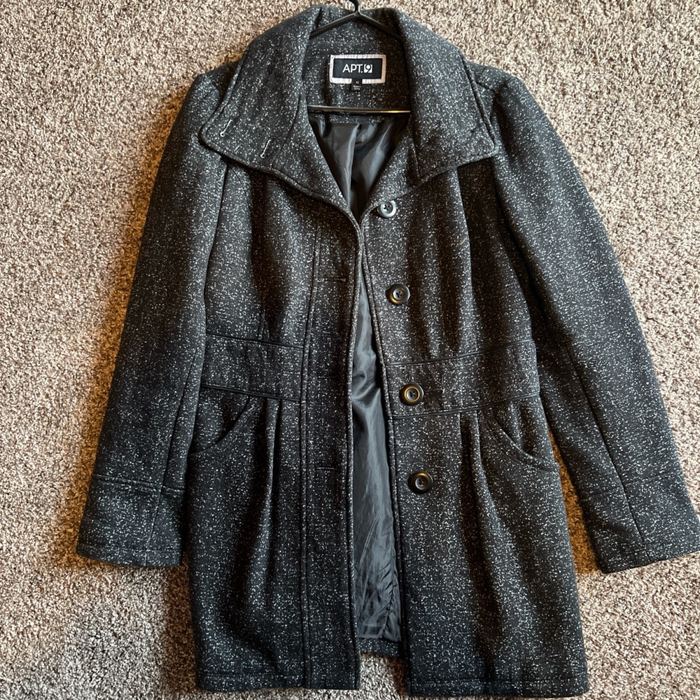 Apt. 9 Charcoal Textured Jacket